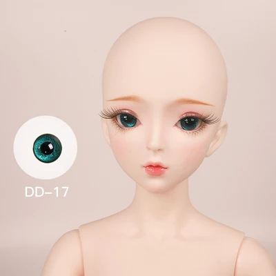 1/3 BJD 1 пара 14 мм стекло BJD глаза для куклы DIY 1/3 BJD 60 см куклы Фиолетовый Зеленый Синий Глазные яблоки игрушки Аксессуары для куклы «сделай сам» Детская игрушка - Цвет: DD-17