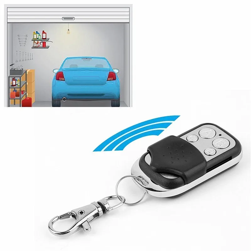 Mini Copy Code 4 Channel Remote Control Cloning Duplicator Key Transmitter 433 MHz Learning Garage Door Gate Opener