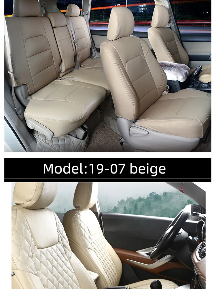 BOOST для Mitsubishi Pajero 2003 автомобильный чехол V75 чехол для сиденья автомобиля полный комплект 7 сидений левый руль вождения