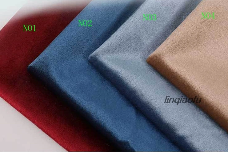 Фабричное пятно 2,8 метров 750 г итальянская бархатная окрашенная штора бархатная ткань, короткая плюшевая ткань для одежды