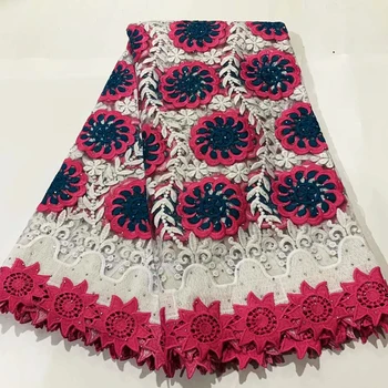 

hot Latest Nigerian gauze lace French net ballet lace fabric Nigeria wedding embroidery African lace fabric free shipping