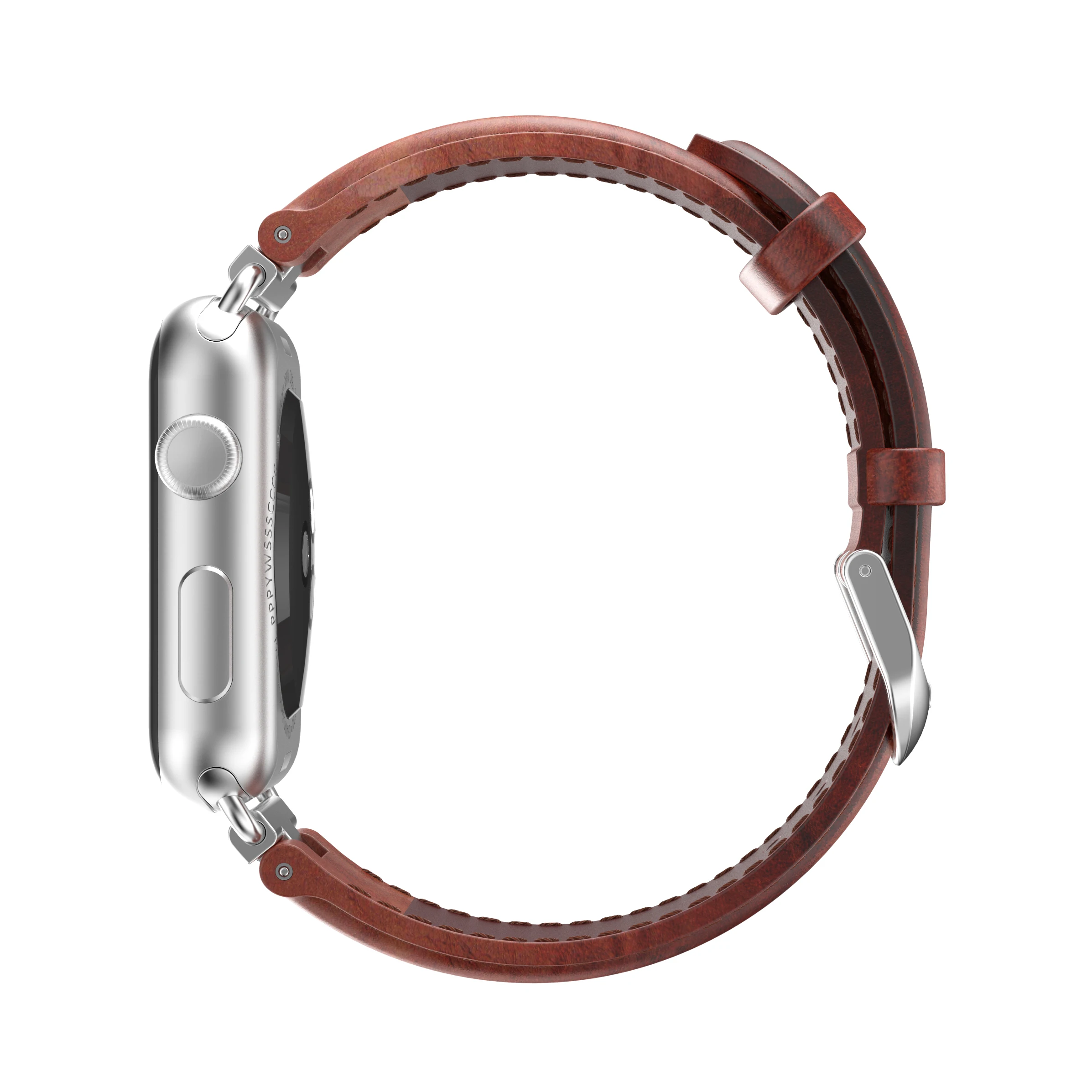 Ремешок из натуральной кожи для Apple Watch серии 5 4 3 2 Стразы браслет с бриллиантами для iWatch ремешок 38 мм 40 мм 42 мм 44 мм ремни
