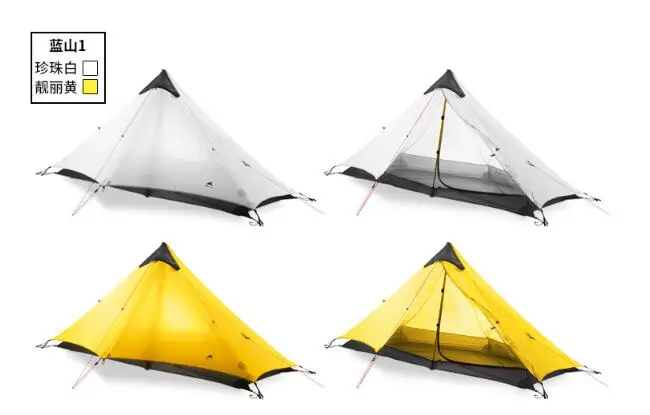 LanShan 2 3F UL GEAR 2 человек 1 человек Открытый Сверхлегкий Палатка 3 сезона