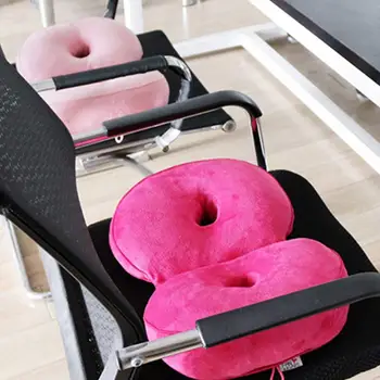 

Back Cushion Office Seat Pillow Home Textile Wool Car Chair Memory Foam Crocheted Multifunctional Foldable Cushion Health