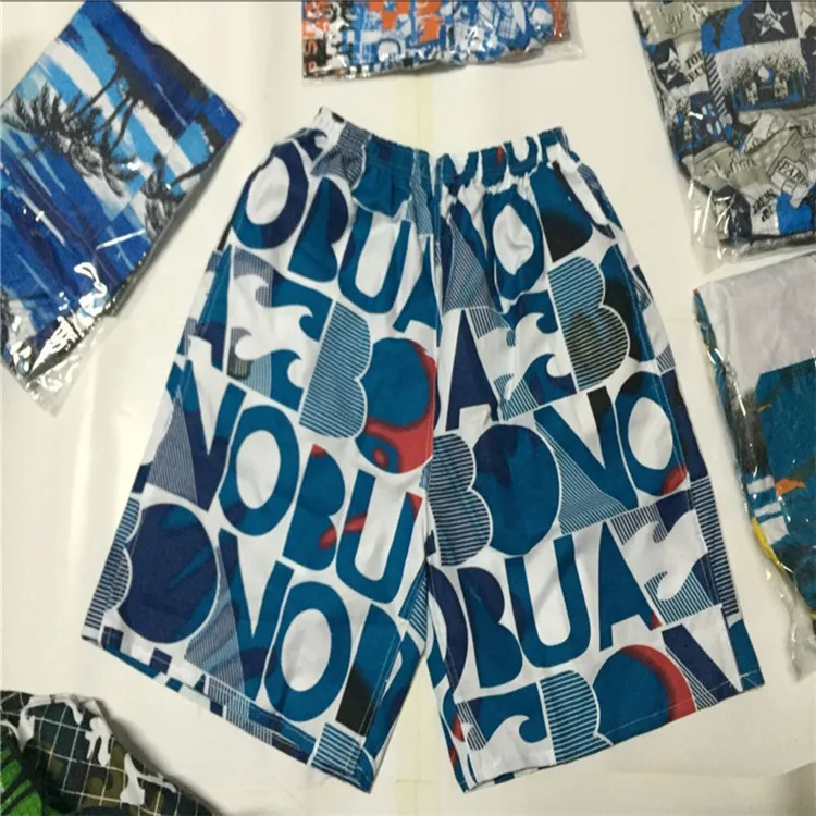 

Beach Shorts Men's Quick-Dry Printed Short Casual Pants Loose Quick-Drying Booth Goods Strip