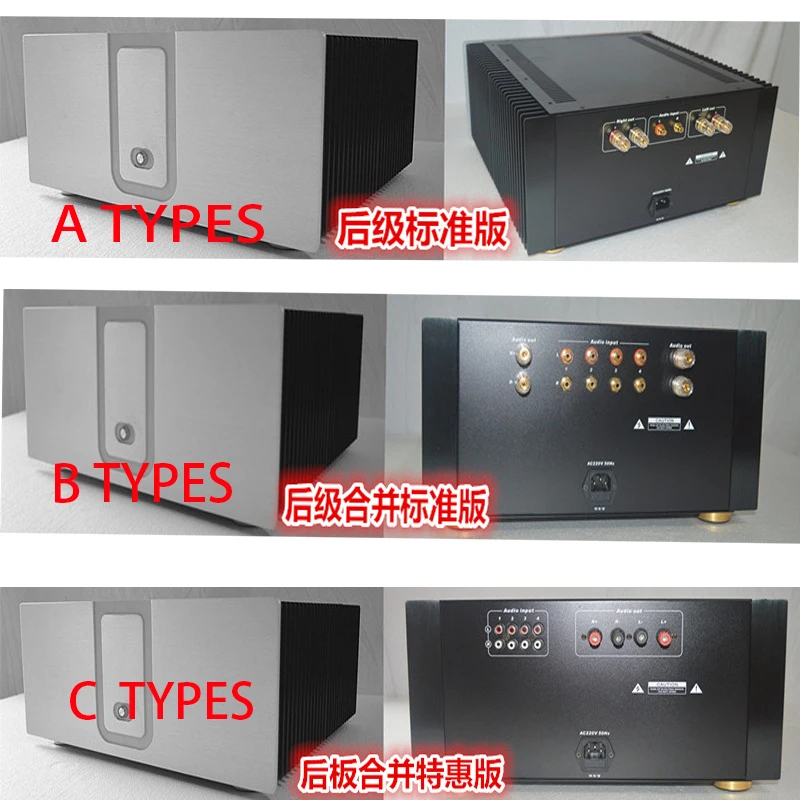KYYSLB 430*180*406 мм все алюминиевые шасси усилителя корпус DIY Коробка Внешний охлаждающий чехол усилитель дом