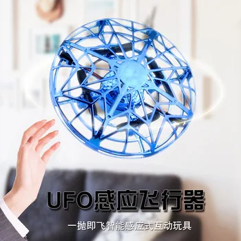 

Mini Drone UFO Hand Operated RC Helicopter Quadrocopter Dron Infrared Induction Aircraft Flying Ball Toys for Kid Remote Control