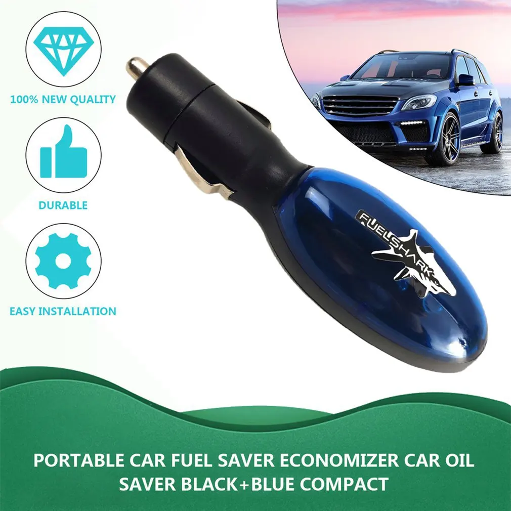 1PCS New Portable Car Fuel Saver For Vehicles Gas Fuel Economizer Save Auto Oil Features Plug Cigarette Lighter Maintenance Tool