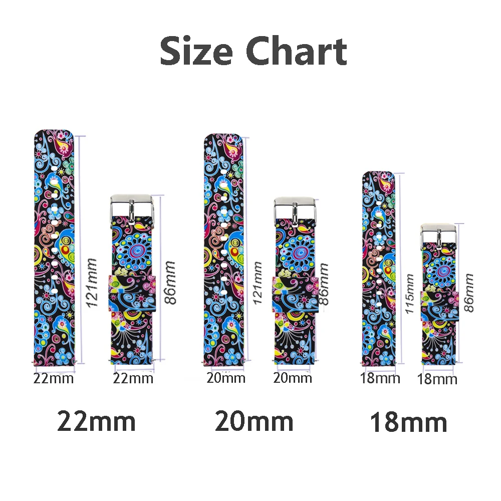 18mm 22mm 20mm Watch Band Strap For Polar Ignite/Amazfit Pace/Stratos/Withings Steel HR 36mm 18mm Smartwatch