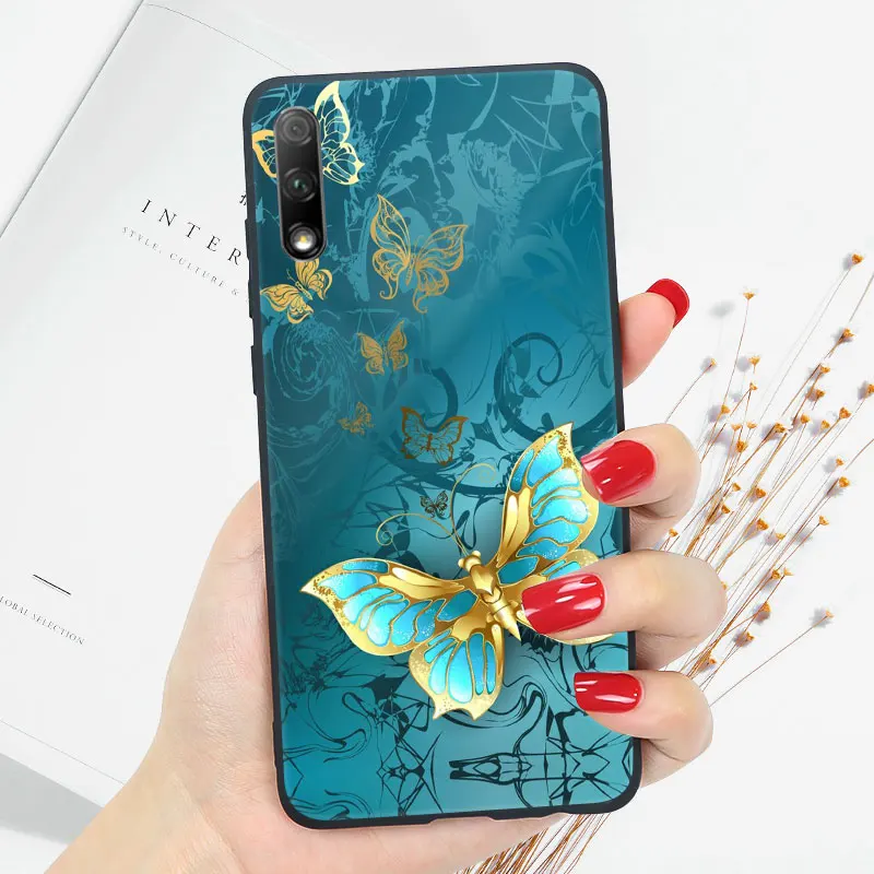 Для huawei Honor 8X чехол глянцевый яркий силиконовый бампер Honor 9X 8A 8C 8S 8X задняя крышка чехол s - Цвет: xx21