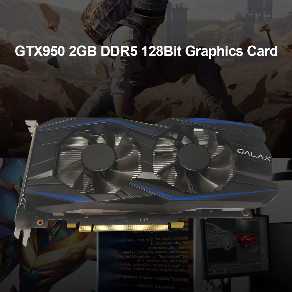 gpu computer GTX1050TI 750 550TI 2GB 4GB 6GB Computer Graphic Card 192bit GDDR5 NVIDIA PCI-E 2.0 Gaming Video Cards with Dual Cooling Fans best graphics card for gaming pc