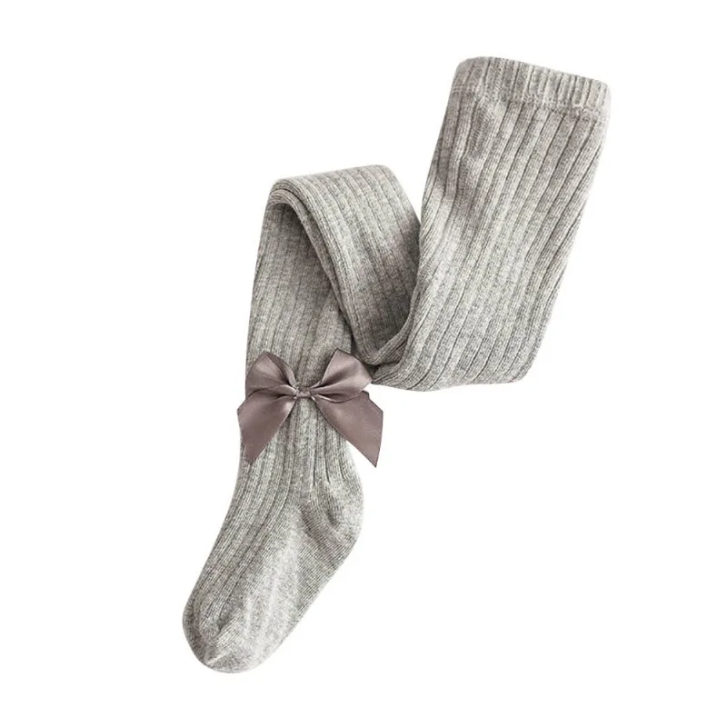 Infant Baby Girl Stockings Newborn Knitted Cotton Warm Lovely Autumn Cute Bow Children Pantyhose