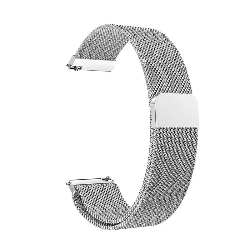 Watch Bands Straps For Samsung Galaxy Active / 42mm / gear S3 / amazfit Loop Milanese Strap Stainless Steel Quick Release Gear