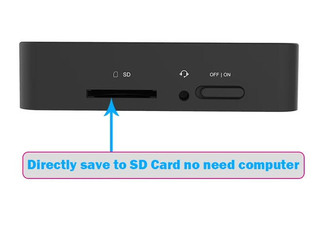 Ezcap 275 HD Video Recorder Box SDI Camera HDMI Game Capture To SD