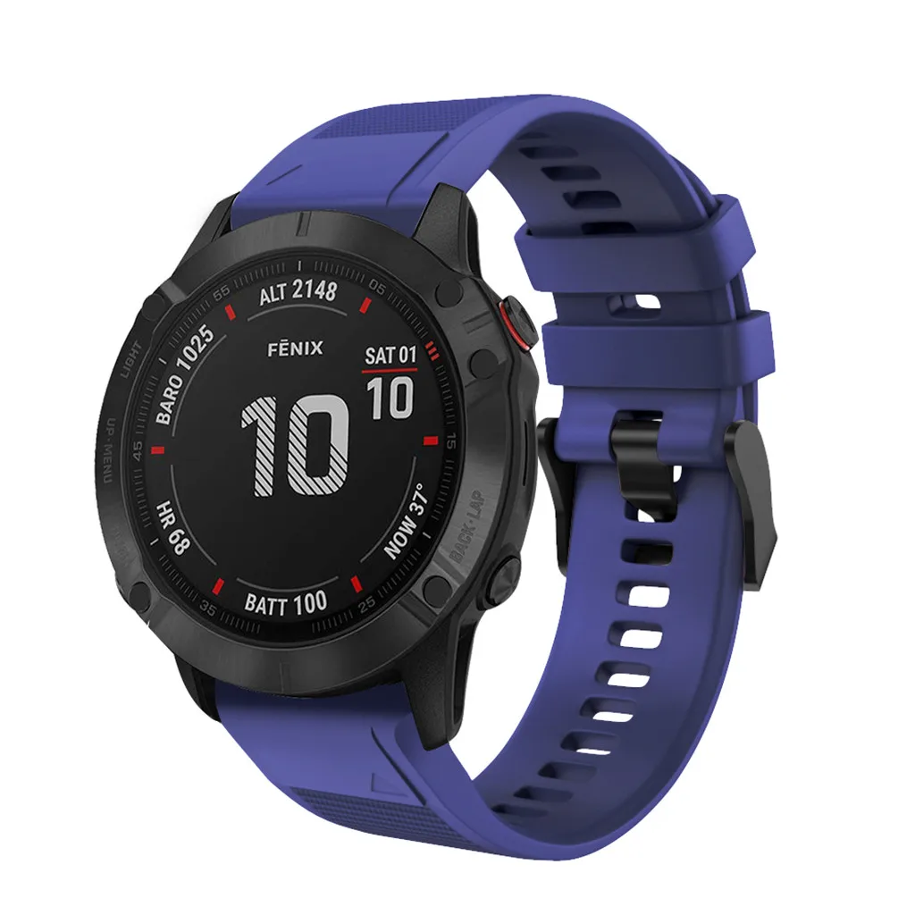 Силиконовый ремешок для часов с быстросъемным ремешком для Garmin Fenix 6X/Fenix 6XPro