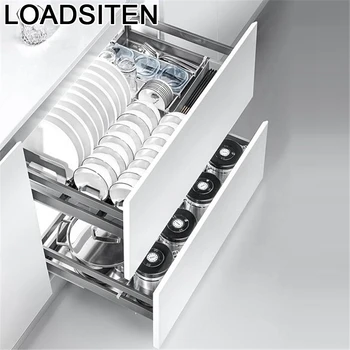 

Drawer for Rangement and Storage Cestas Para Organizar Stainless Steel Organizer Cuisine Cozinha Kitchen Cabinet Basket