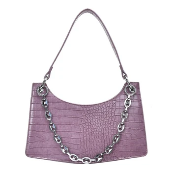 

Crocodile Pattern Small PU Leather Shoulder Bags for Women Elegant Chain Female Handbags Luxury Fashion Ladies' Travel Flap Bag