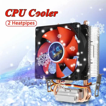 

8cm 80mm Mini 2 Heatpipes PC CPU Cooler Heatsink 3pin Computer Cooling Fan For Intel LGA 775/1150/1151/1155/1156 and AMD AM2 AMD