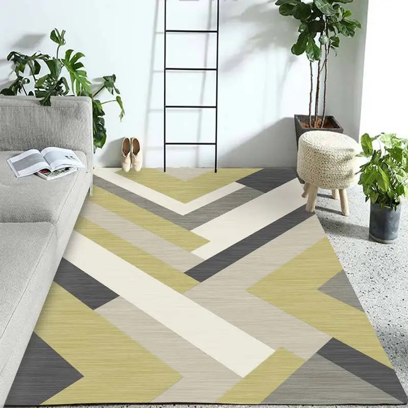 

Nordic Geometric Carpet For Living Room Home Large Modern Bedroom Rug Concise Sofa Coffee Table Carpet Study Room Floor Mat