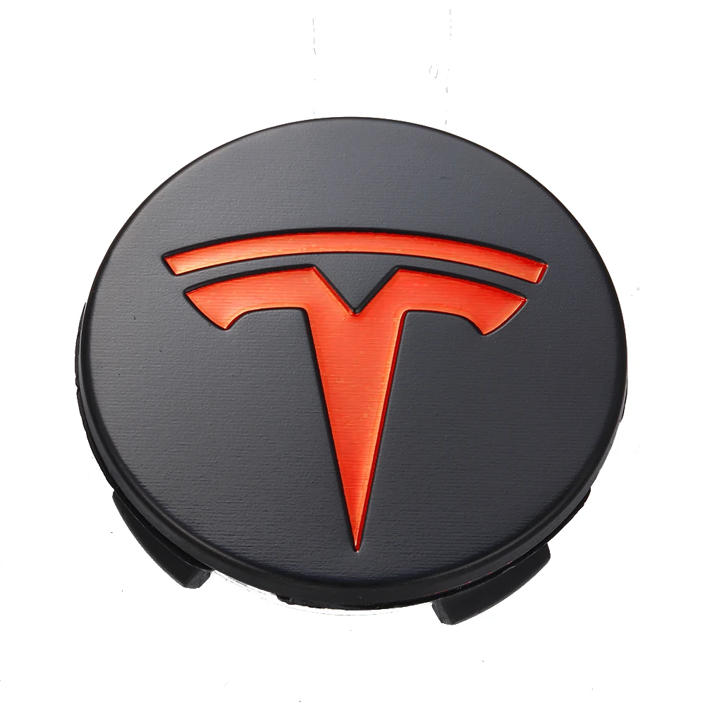 Для TESLA модель X S 3 Автомобиль Стайлинг XWC1385-01 авто аксессуары 56 мм 58 мм значок колеса центр Крышка эмблема - Цвет: Red