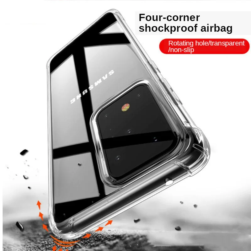 

CASEIER Silicone Shockproof Phone Cases For Samsung A51 A71 Case A71 A51 Case For Samsung Galaxy A71 A51 Ultra Thin Clear Cover