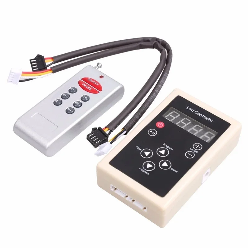 8 Keys LED Strip Light Controller 2811/1903/1812 3in1 RF Pixel Controller for LED Strip Light