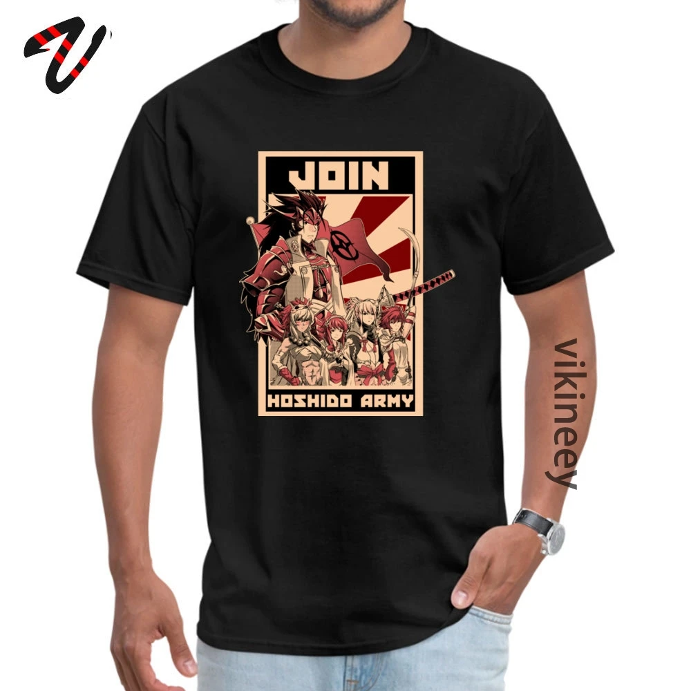 Hoshido Fire Emblem Poster Magliette Cotone Uomo Top Shirt Autunno Inverno Manica Corta Gioco Stampa Top T Shirt Drop Shipping