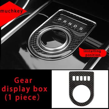 

For Jaguar XEL carbon fiber Gear display frame molding trim 1pc