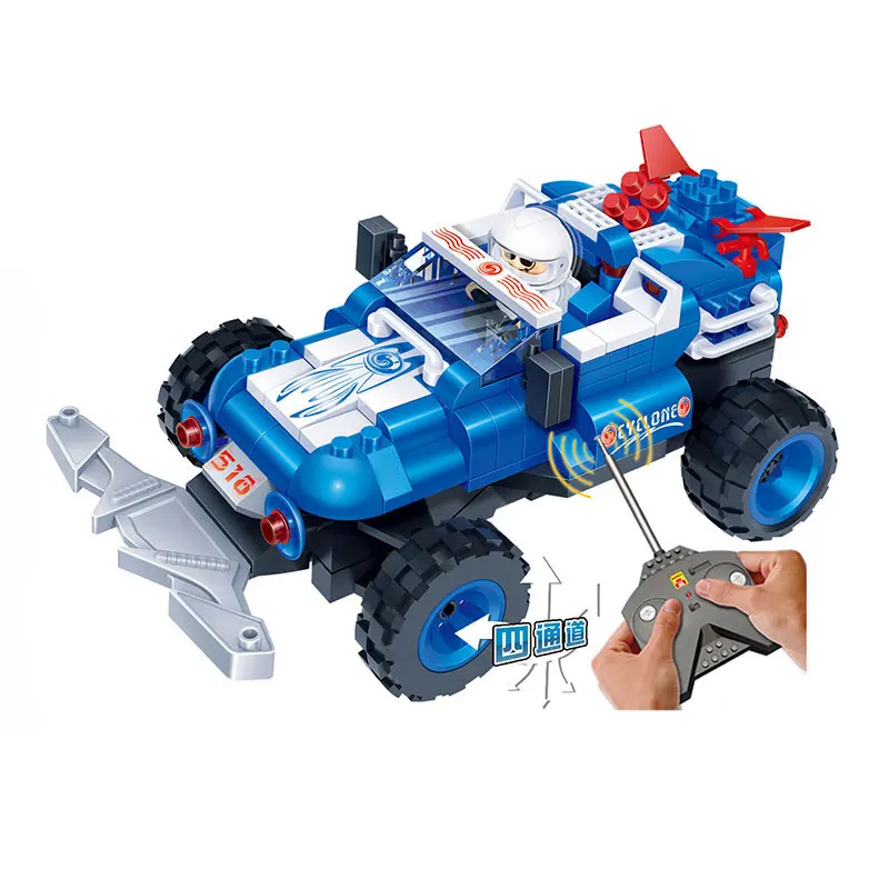 

Car Toys RC Racing Car Model 198 pcs RC toys Plastic Remote Control Building Block Sets Educational DIY Bricks Toys for children