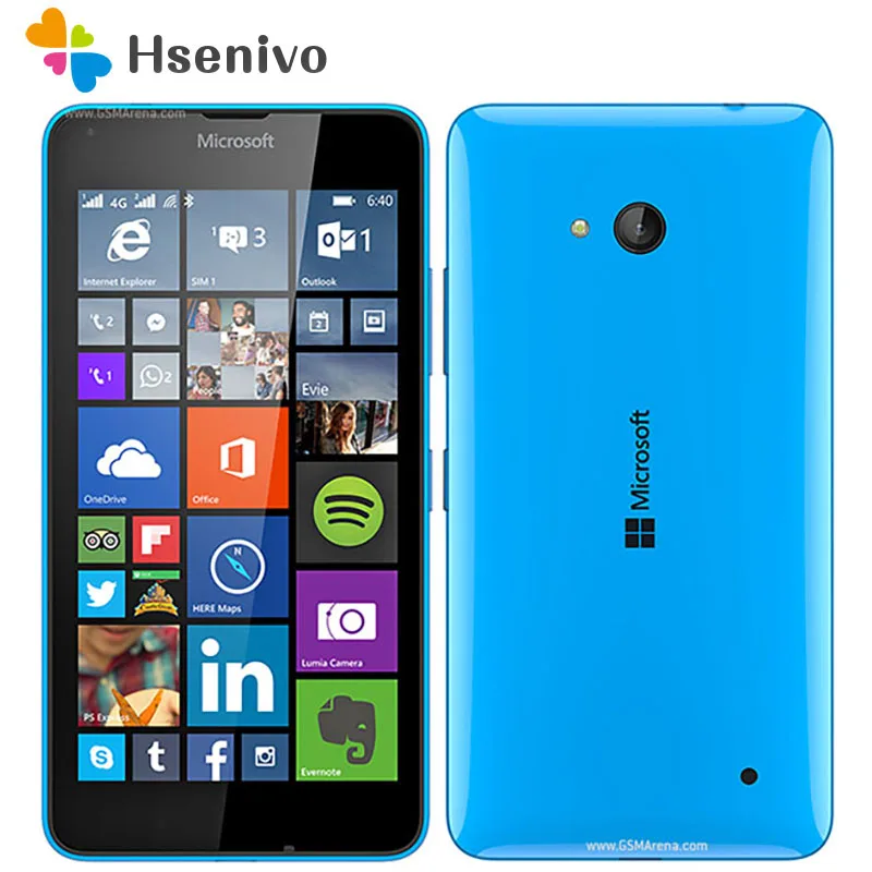 Оригинальный сотовый телефон Microsoft Lumia 640 камера 8 Мп NFC четыре ядра Гб ПЗУ 1 ГБ ОЗУ