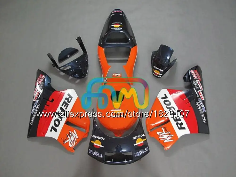 Корпус для HONDA NSR 250 R MC18 PGM2 СМП 250R NS250 NSR250R 88 89 84BS. 51 MC16 NSR250 R RR Синий R белый NSR250RR 1988 1989 обтекатель - Цвет: No. 23