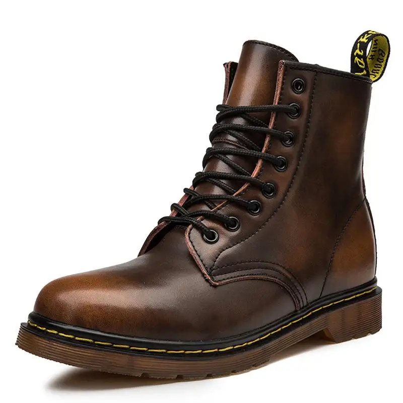 Couple Boots Leather Winter Autumn Martensboots Motorcycle Women Ankle Boot Oxfords Shoes Drbotas Mujer Big Size 35-48 | Обувь