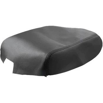 

Armrest Center Console Lid Cover Black Soft Leather Skin for Toyota 2007-2013