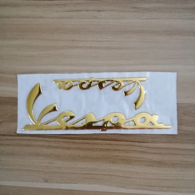

Motorcycle 3D Yellow Emblem Stickers Decal for PIAGGIO Vespa Sprint Primavera GTS300 LX125 LX150