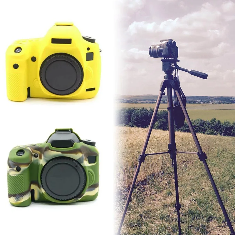 Для Canon 650D/700D сумки для камеры Мягкий силиконовый чехол s цветной резиновый чехол для Canon 700D защитные аксессуары для тела