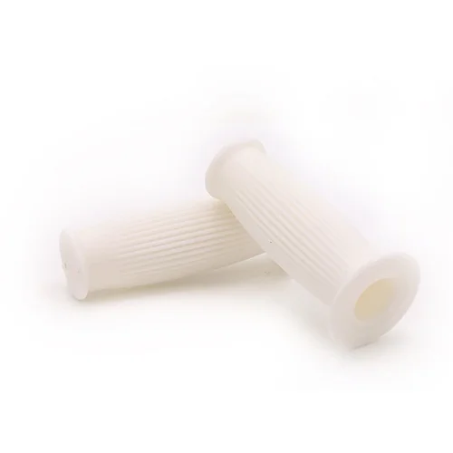 Yetaha 1 пара 7/" руль мотоцикла ручки универсальные для CG125 Honda Yamaha Kawasaki Suzuki Truimph KTM - Цвет: White