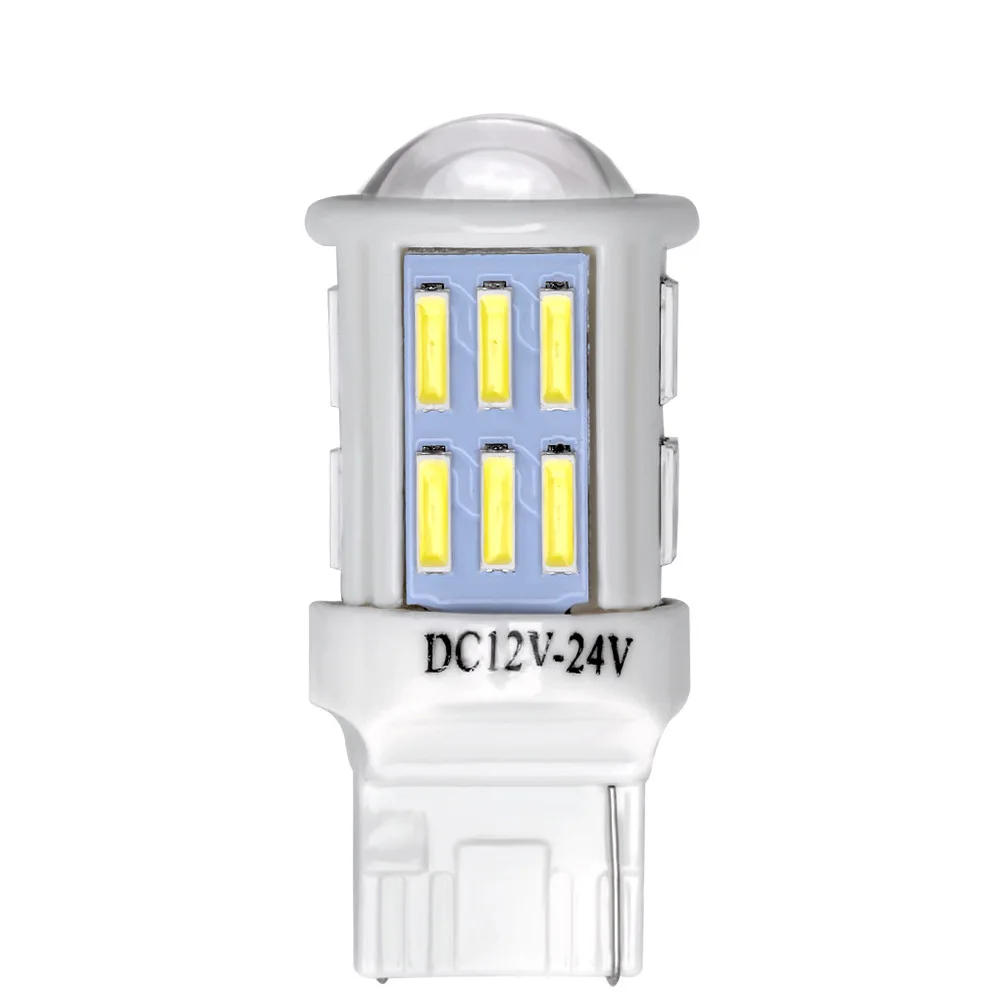 

Lamp Brake Lamp 7440 Steering Light 7020 Reverse Light 27SMD Universal Brake Lights High Quality S25LED Ceramic New LED 0.45A