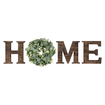 

Wall Hanging Wood Home Sign Rustic Wooden Home Letters Decorative Wall Decor Signs for Living Room House