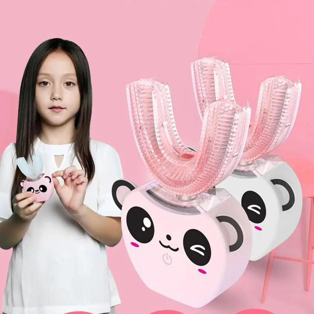 Children's Smart Toothbrush Automatic Mouth Mounted U shaped Electric