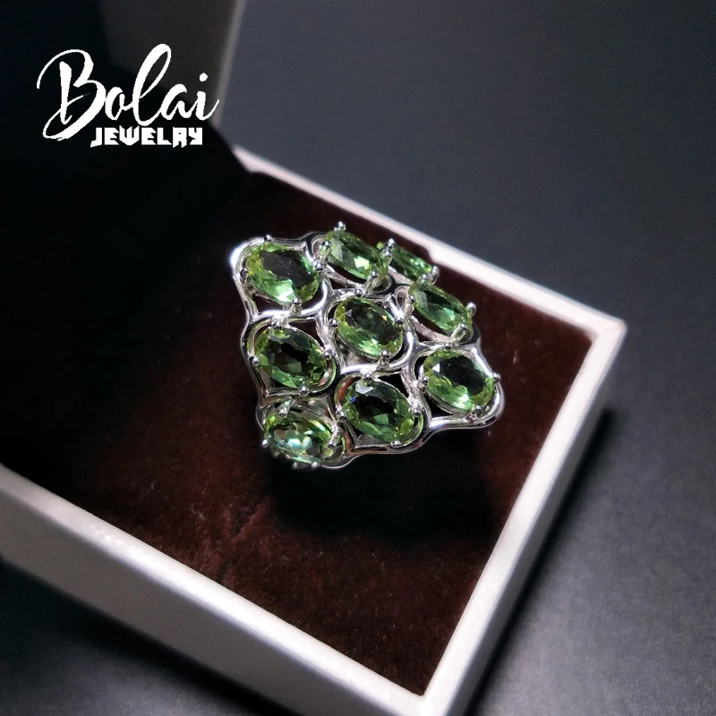 Bolaijewelry, кольца Zultanite из стерлингового серебра 925 пробы, большие размеры, кольца, создаваемые цвета, меняющие драгоценный камень для женщин, повседневная одежда, ювелирные украшения