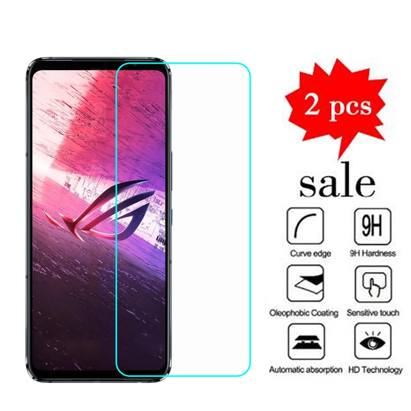 Закаленное стекло для ASUS ROG Phone 5S 2 шт. защитная пленка экрана | Мобильные телефоны