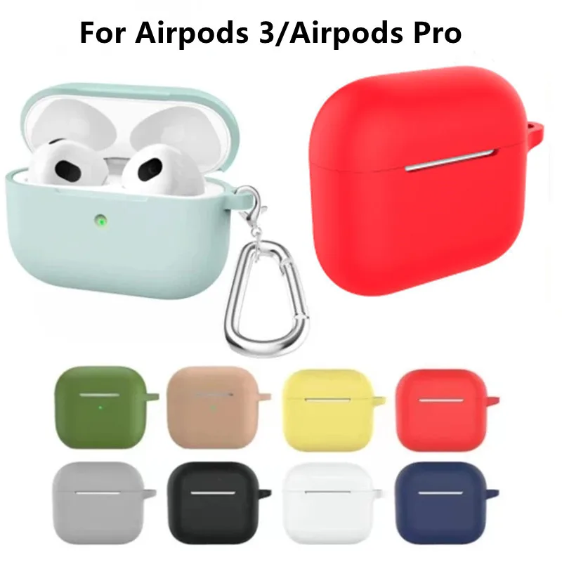 Case For AirPods Pro 2 3 Liquid Silicone Case Protective Cover Ultra-thin  simple Soft Protect Cover for airpods 3rd generation - AliExpress