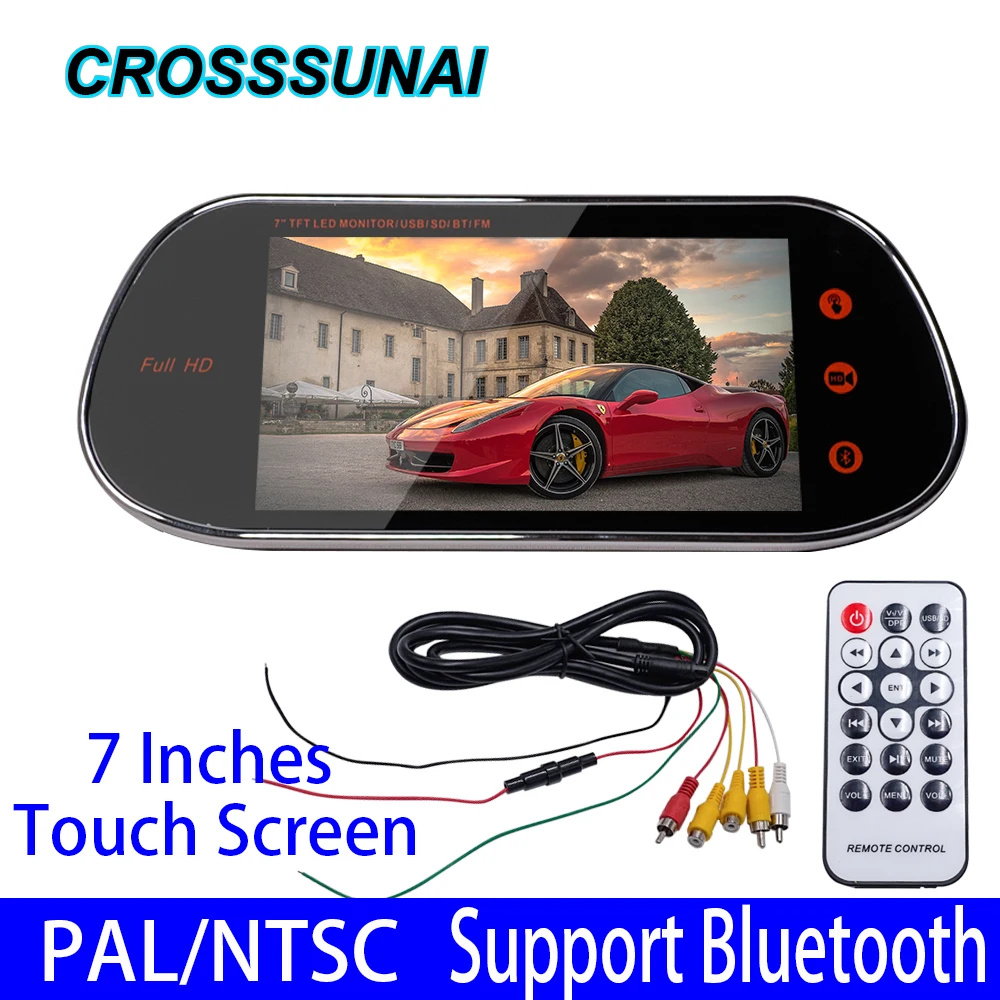 7 tft lcd color touch screen mirror monitor quotation