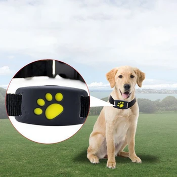 ペットスマートミニgpsトラッカーの犬の首輪犬猫トレースロケータgps追跡装置抗ロストトレーサー