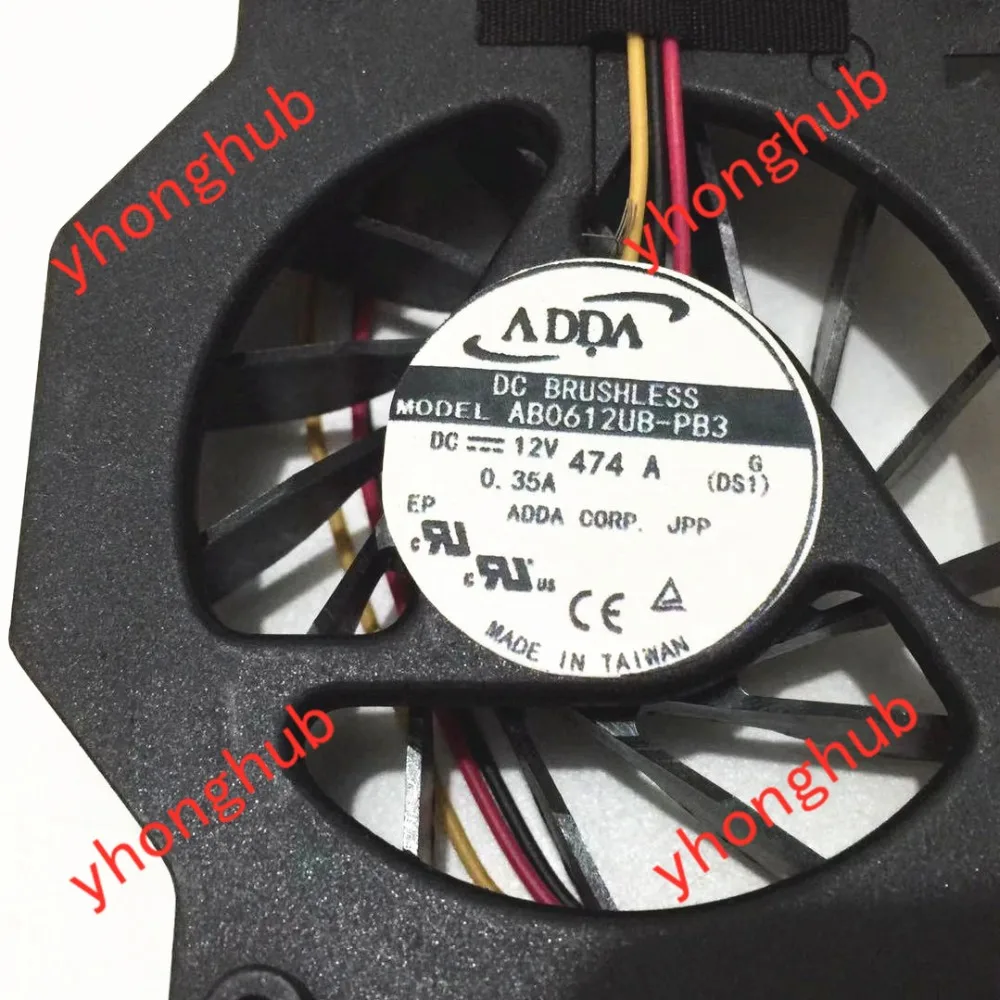 ADDA AB0612UB-PB3 (MP965) Q200 DC 12 В 0.35A 3-провод сервер голые вентилятор