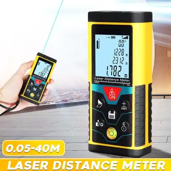 

Laser Distance Meter High Precision Digital Rangefinder Waterproof Laser Tape Range Finder Build Measure Device Ruler Test 40M