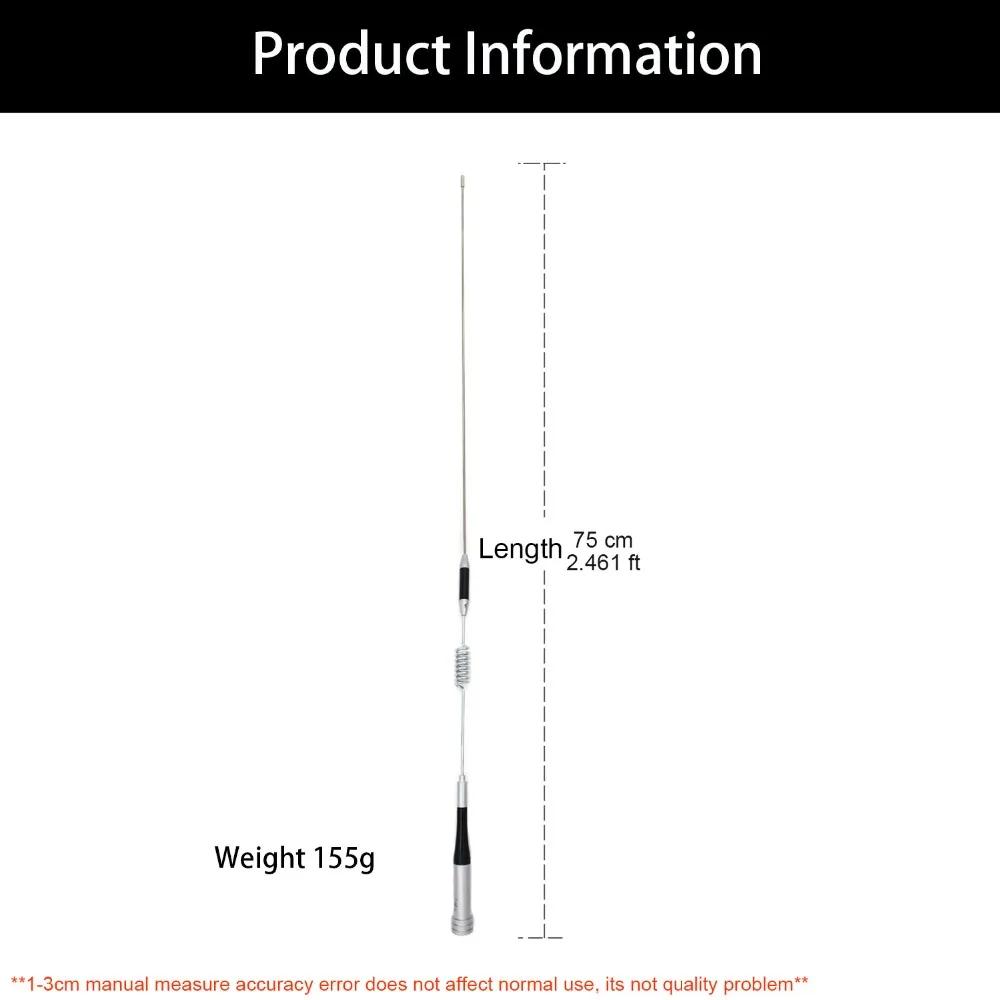 Diamond SG-M507 Mobile Antenna CB Radio Antenna UHF/VHF for Ham Transceiver Car Radio Communicador BJ-218 BJ-318 KT-8900 best antenna for bobcat