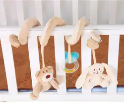 Милый младенец Медведь Кролик плюшевая кровать висячая 0-1 год ребенок подарок материнский ребенок комфорт поставки