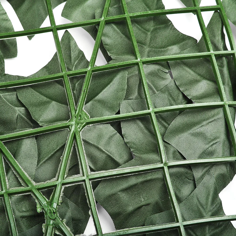 4PCS Artificial Hedge Panels Garden Fence Wall Landscaping Privacy Screen Mesh Trellis Home Outdoor Decor 25*50CM