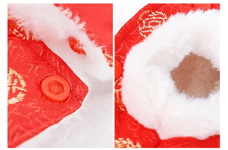 HOOPET/Одежда для кошек; Рождественская зимняя куртка для питомцев, щенков, котят; куртка для маленьких и средних собак, кошек, чихуахуа; одежда на год